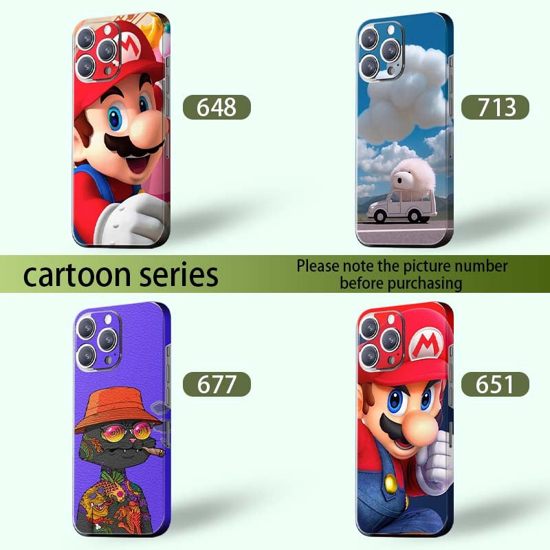 Mario and cartoon characters series