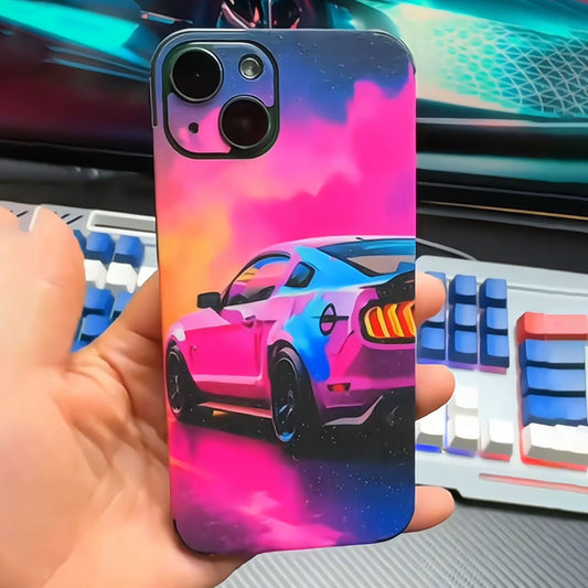 Sports car phone skin sticker 4