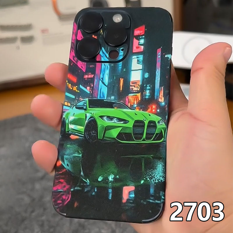 Sports car phone skin sticker