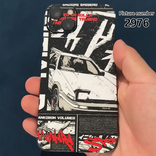 Sports car phone skin sticker 6